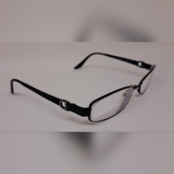 Christian Dior Womens Eye Glasses Frames Crystals Black Vintage CD3684 54-15-130 - Picture 12 of 15